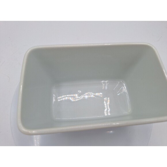 Better‎ Homes Gardens Porcelain Embossed Butter Dish Farmhouse Acacia Wood White - Picture 7 of 9